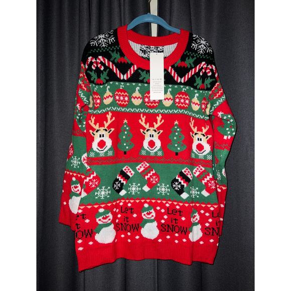 Ugly Christmas Sweater Xmas Size Medium NWT - Picture 1 of 3